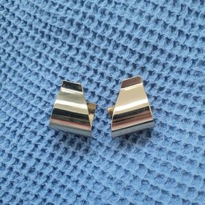 Jenny Bird Silver Sculptural Earrings